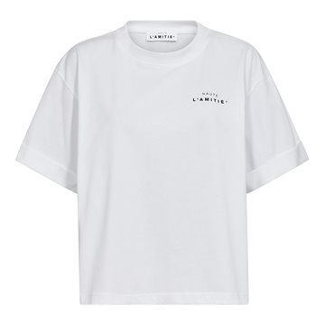 Haute L' Amitié - HL Crew Neck Crop Tee - White